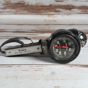 Airguide WinDial Wind Gauge - Vintage Black Wind Speed Indicator